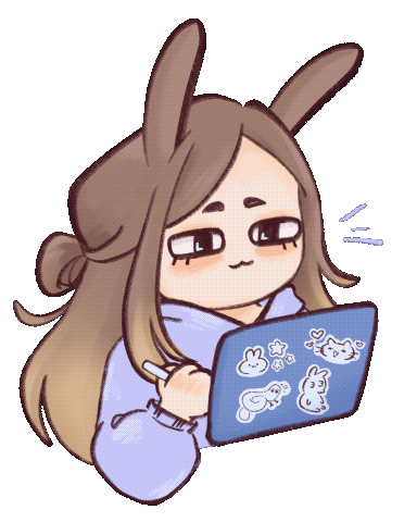 BunOops Looping animation of me on my Ipad